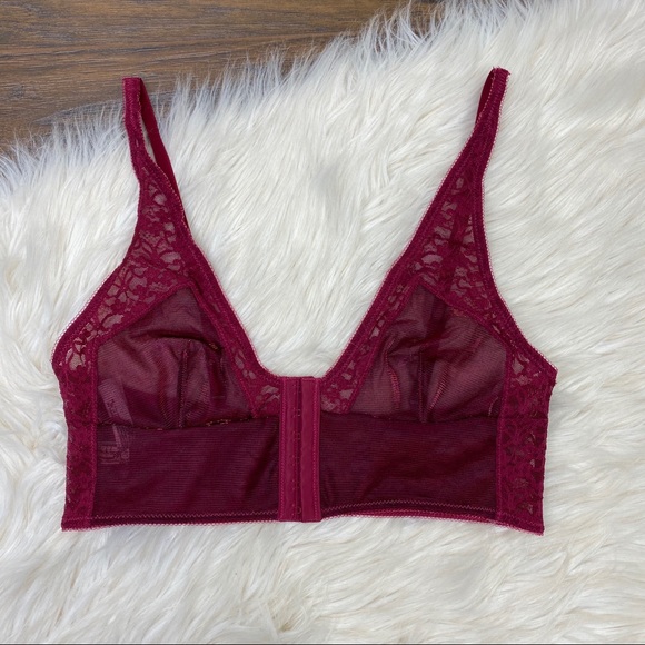 NWOT Free People Intimately corset lace mesh bra - Picture 2 of 5